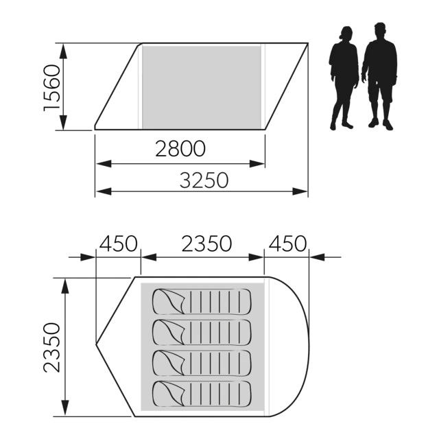 4 Person Tent - Reunion FTG 4 REDUX Inflatable Tent by Dometic