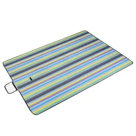 60" x 78" Waterproof Picnic Blanket Handy Mat with Strap Foldable Camping Rug for Camping Hiking Grass Travelling