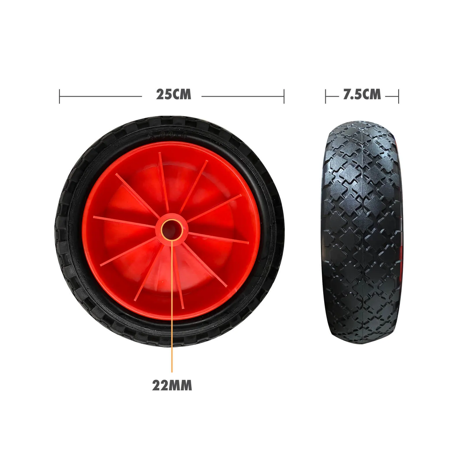 All Terrain Trolley Wheels