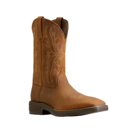 Ariat Men's Performance Ridgeback Oily Distressed Tan Western Boots