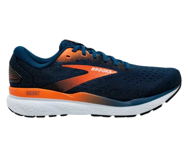 Brooks Ghost 16 Mens Running Shoe (Blue Opal/Black/Nasturtium)