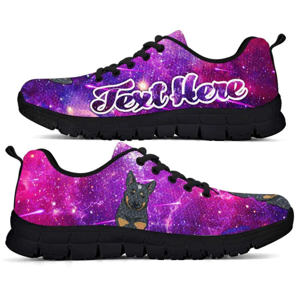 Custom Name Australian Cattle Sneaker, Galaxy Heeler Dog Lovers Sneakers Running Shoes Gift Men Women, Best Running Shoes