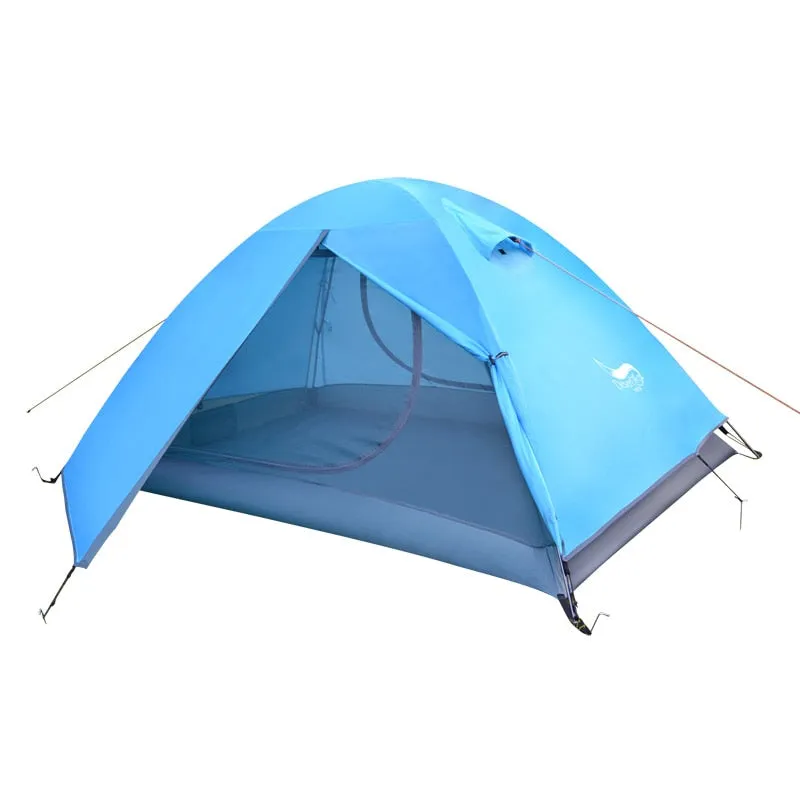 Easy Setup Camping Tent for 2 Person Aluminum Pole Lightweight Breathable