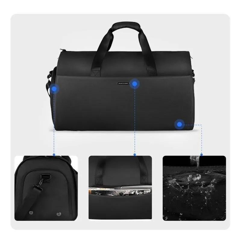 Gentleman: High Capacity & Water-Resistant Business Suit Travel Bag with Multipurpose Compartments