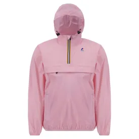 Leon - Packable Quarter Zip Rain Jacket in Pink