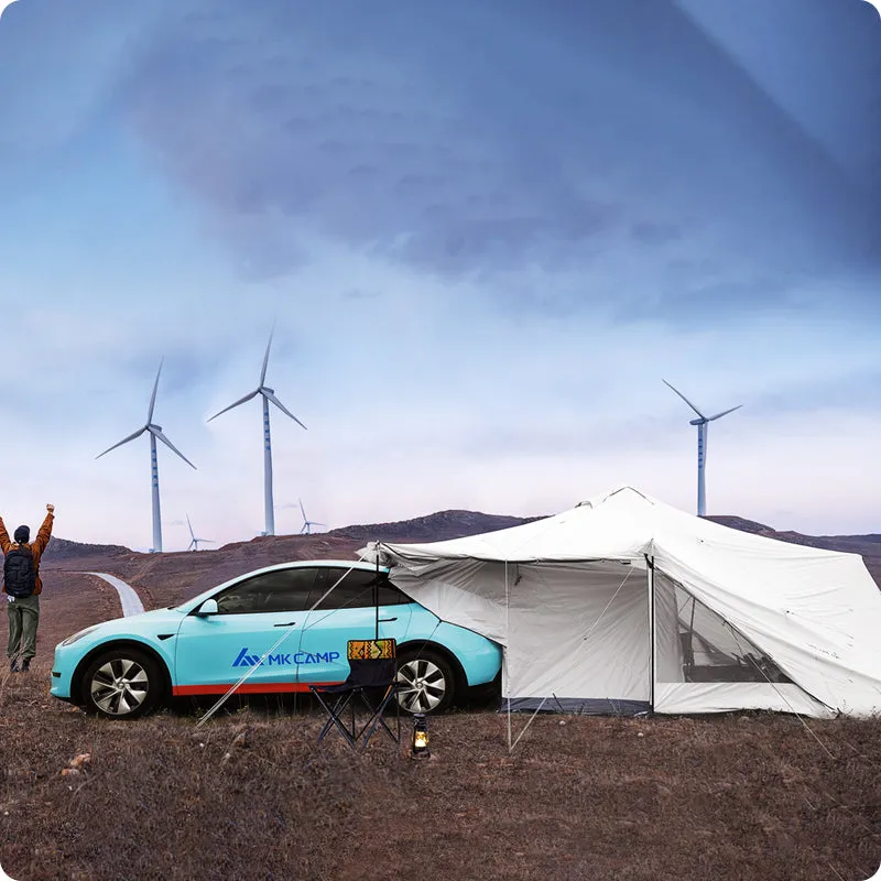 MKCAMP™ Electric Car Family Camping Tent