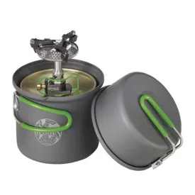 Optimus Crux Lite Hiking Stove with Terra Solo Cookset Bundle (non-stick)