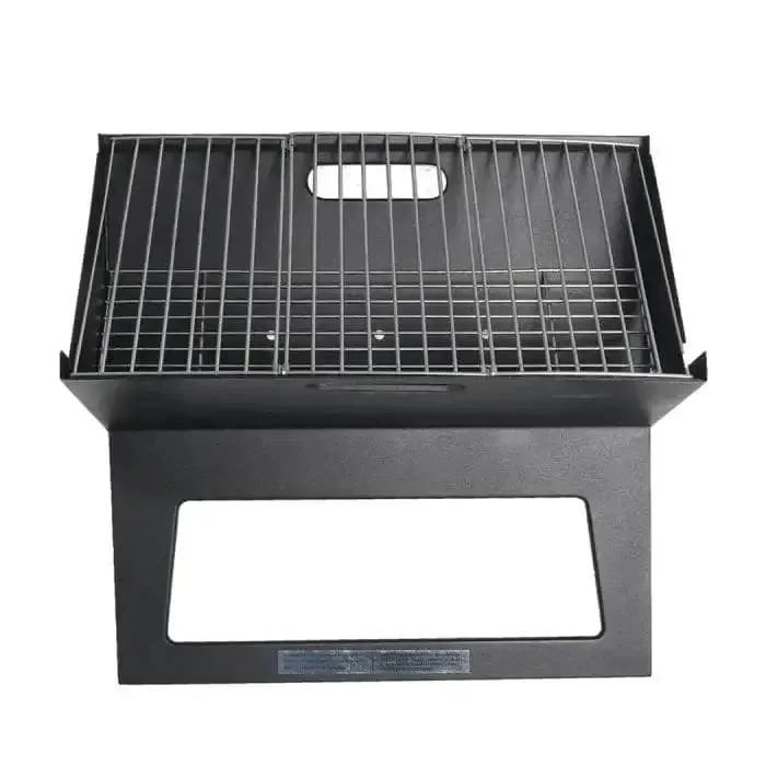 Portable BBQ Charcoal Grill and Foldable Steel Stove