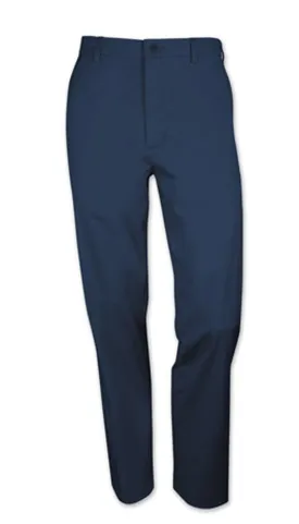 Sportif Mens Trinidad Plain Front Stretch Pants/Navy