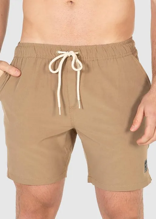 Unit Mens Walkshorts Boardwalk Khaki