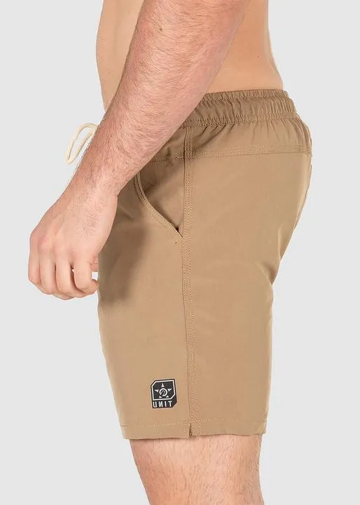 Unit Mens Walkshorts Boardwalk Khaki