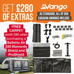 Vango Balletto Air 330 Elements ProShield Caravan Awning